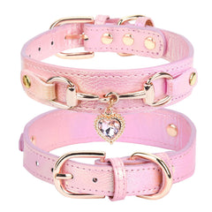 PETCARE pink small-dog collar for daily fashion appeal