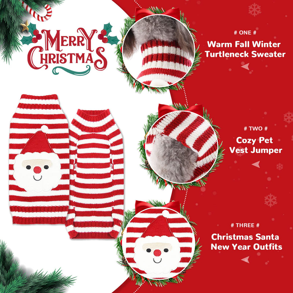 PETCARE dog sweater stretchy neck opening allows easy on and off