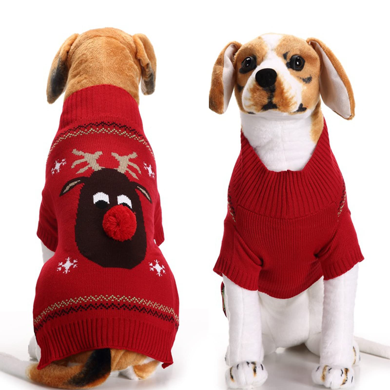 Petcare festive dog outfit on a playful pup for winter occasions