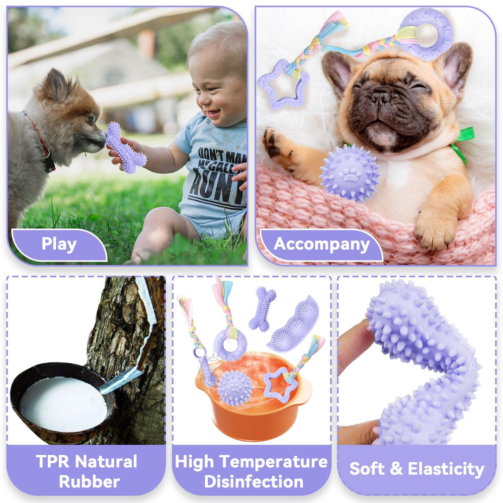 Petcare puppy toy ball-form encourages interactive play and boredom relief