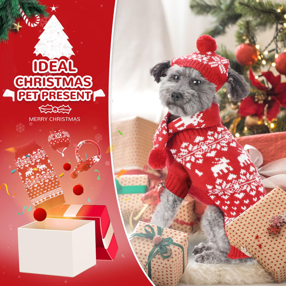 Petcare soft breathable knit fabric on dog sweater for comfy all-day wear.