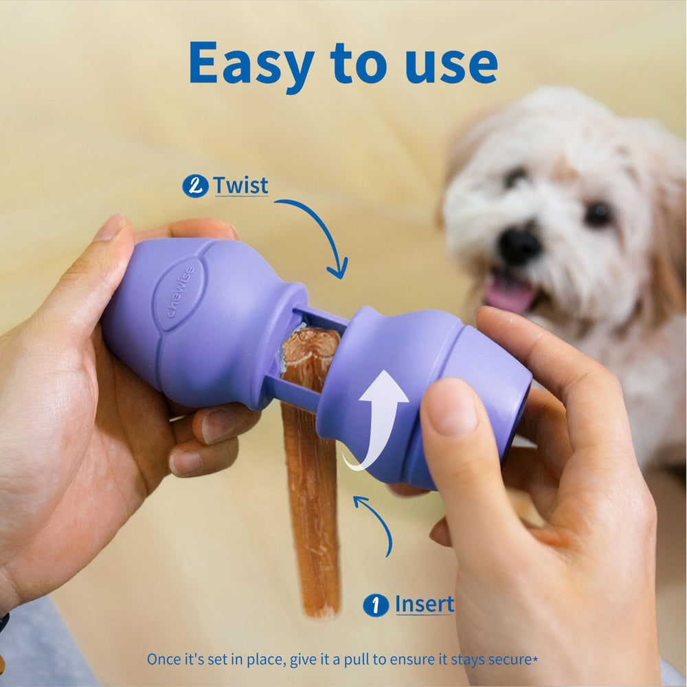 PetClan Chewise easy insert and screw mechanism enables quick secure fitting.