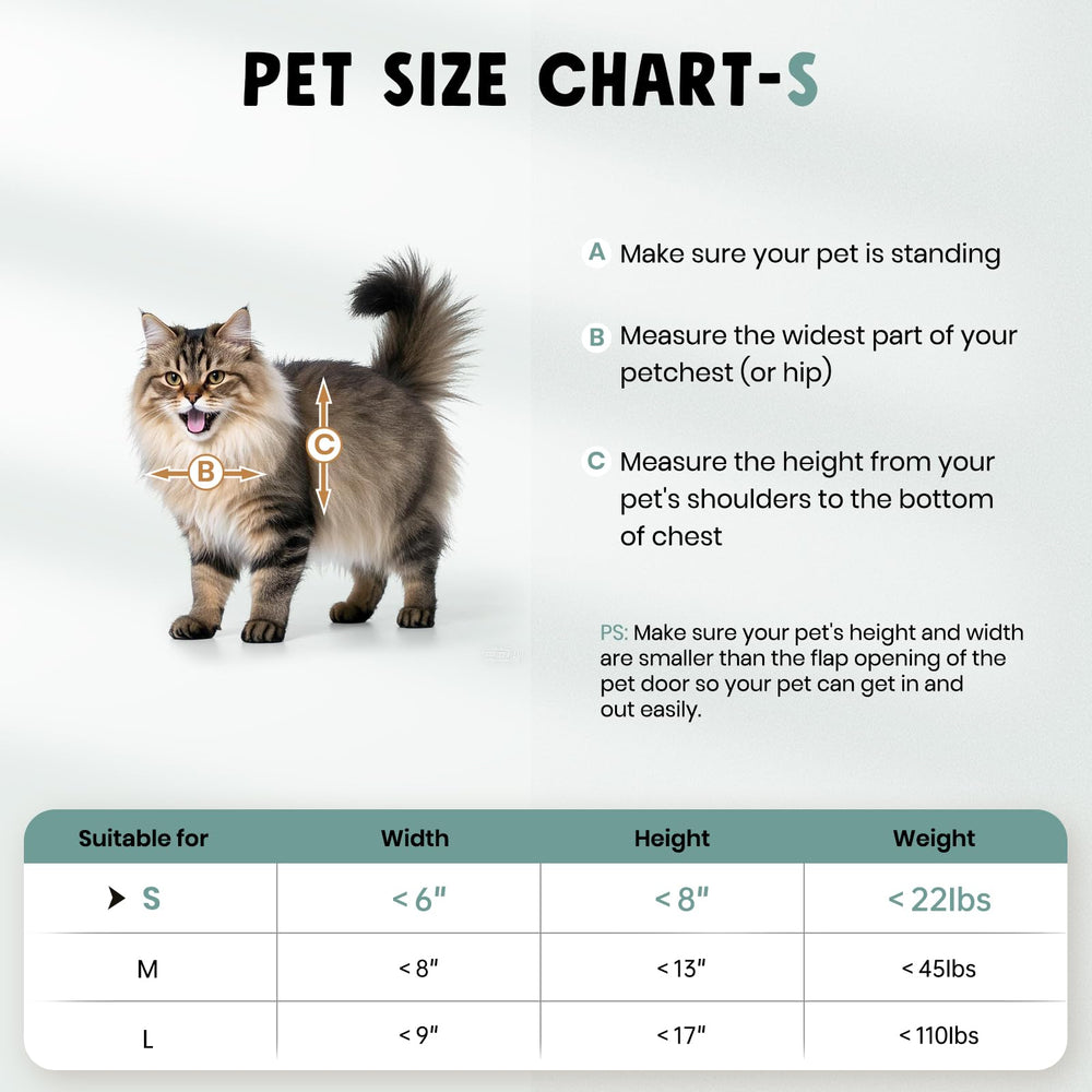 PETCOMING sliding closing panel offers secure protection when unattended