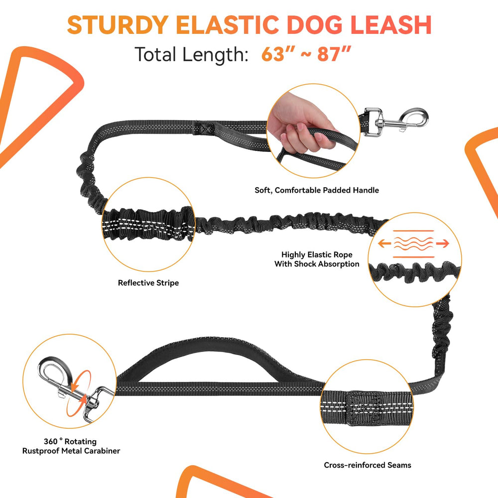 PETCOOZ extended leash 63-87 inches offers flexible freedom while maintaining control.