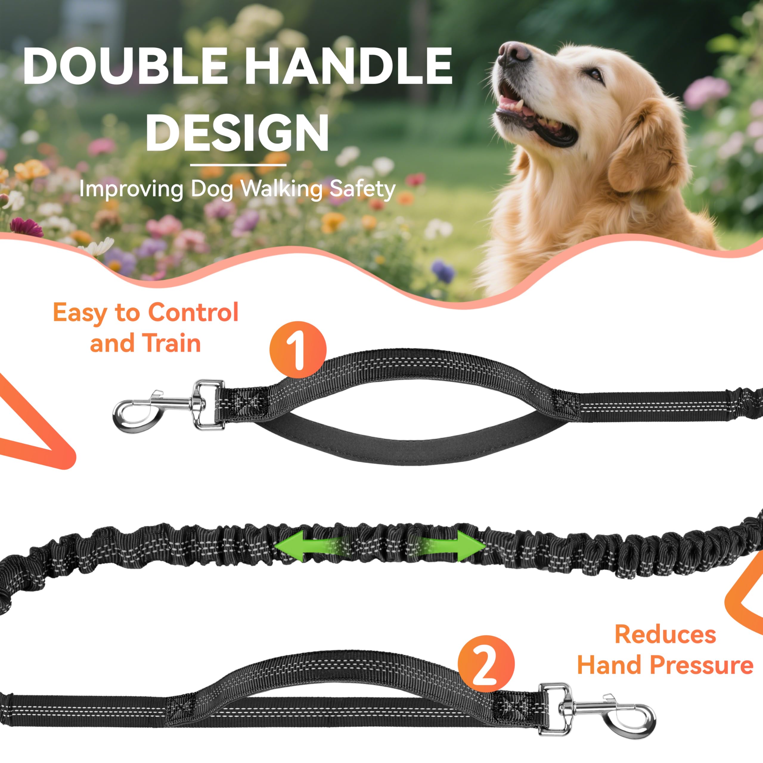 PETCOOZ ideal for large to medium dogs during walking, running, or hiking.