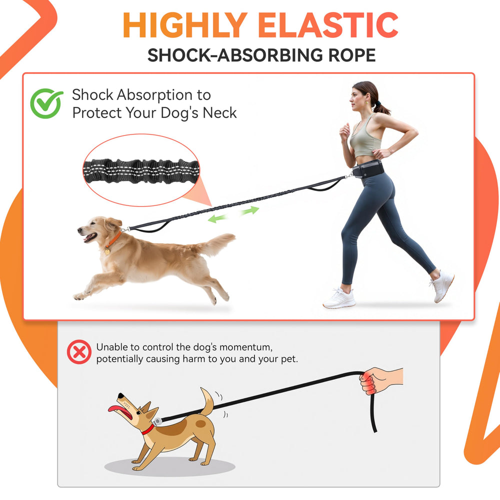 PETCOOZ tangle-free 360 swivel prevents twists during dogs explorations.