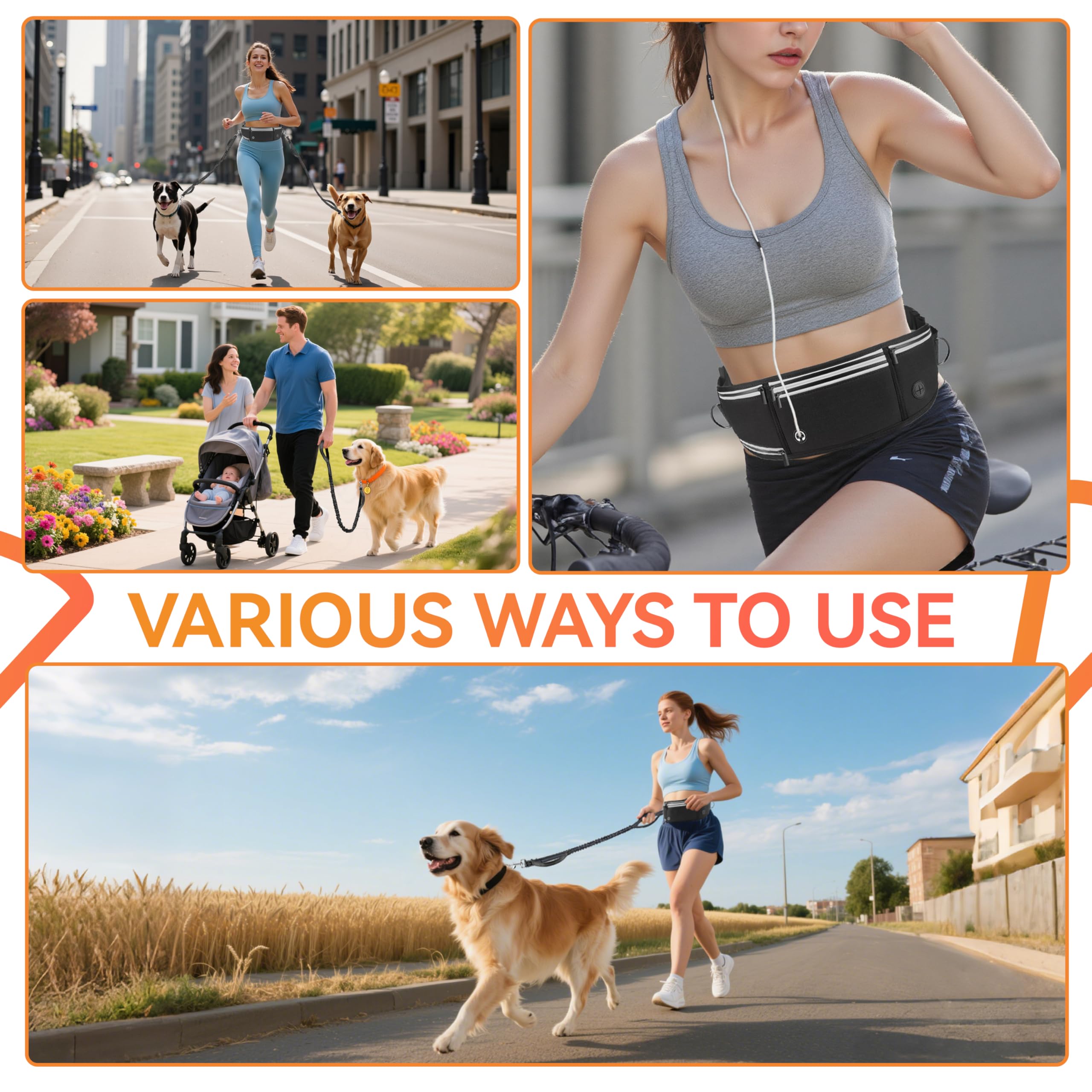 PETCOOZ upgraded stitching enhances durability for daily runs and hikes.