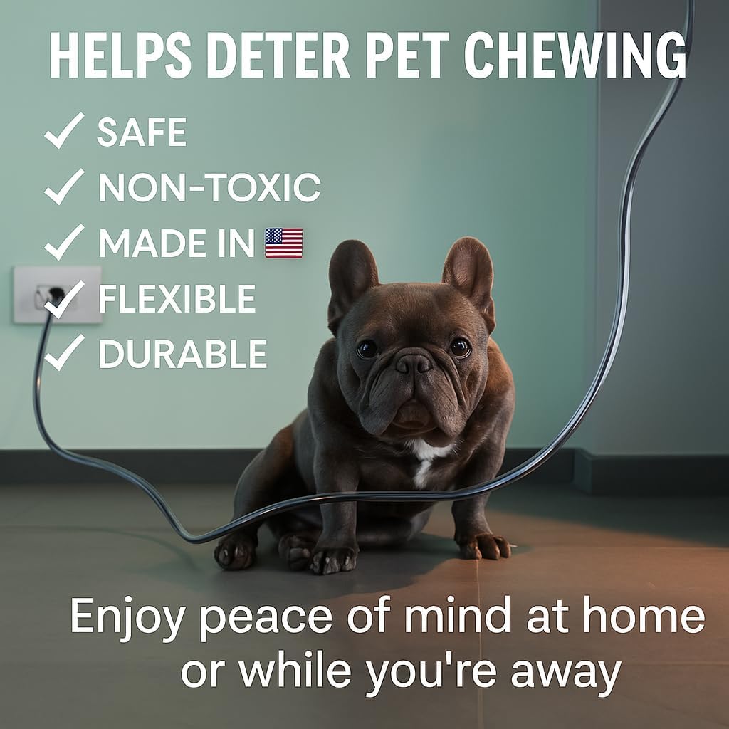 PetCords protects pets, including dogs and cats, from chewed cables.