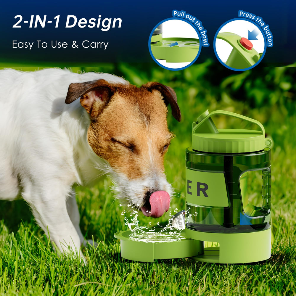 PETDOTT 77oz large-capacity bottle suited for long outdoor use.
