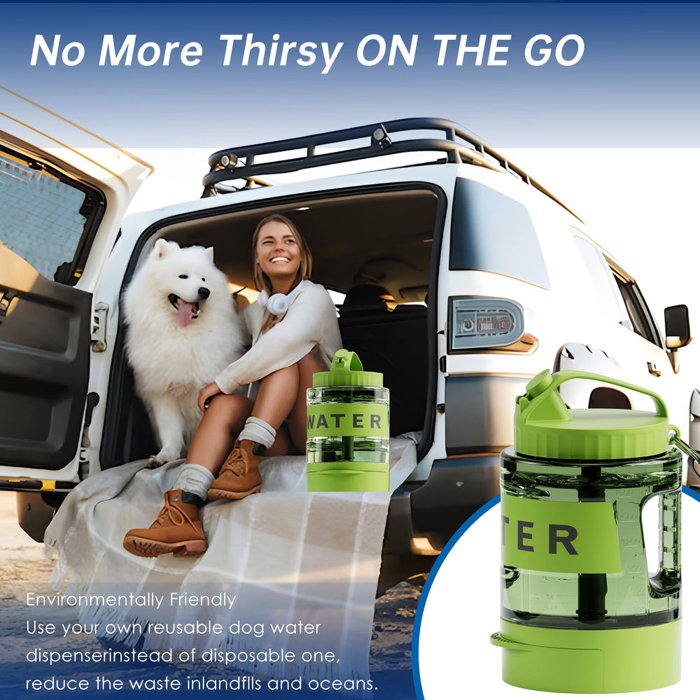PETDOTT 77oz travel bottle for camping and road trips with pets.