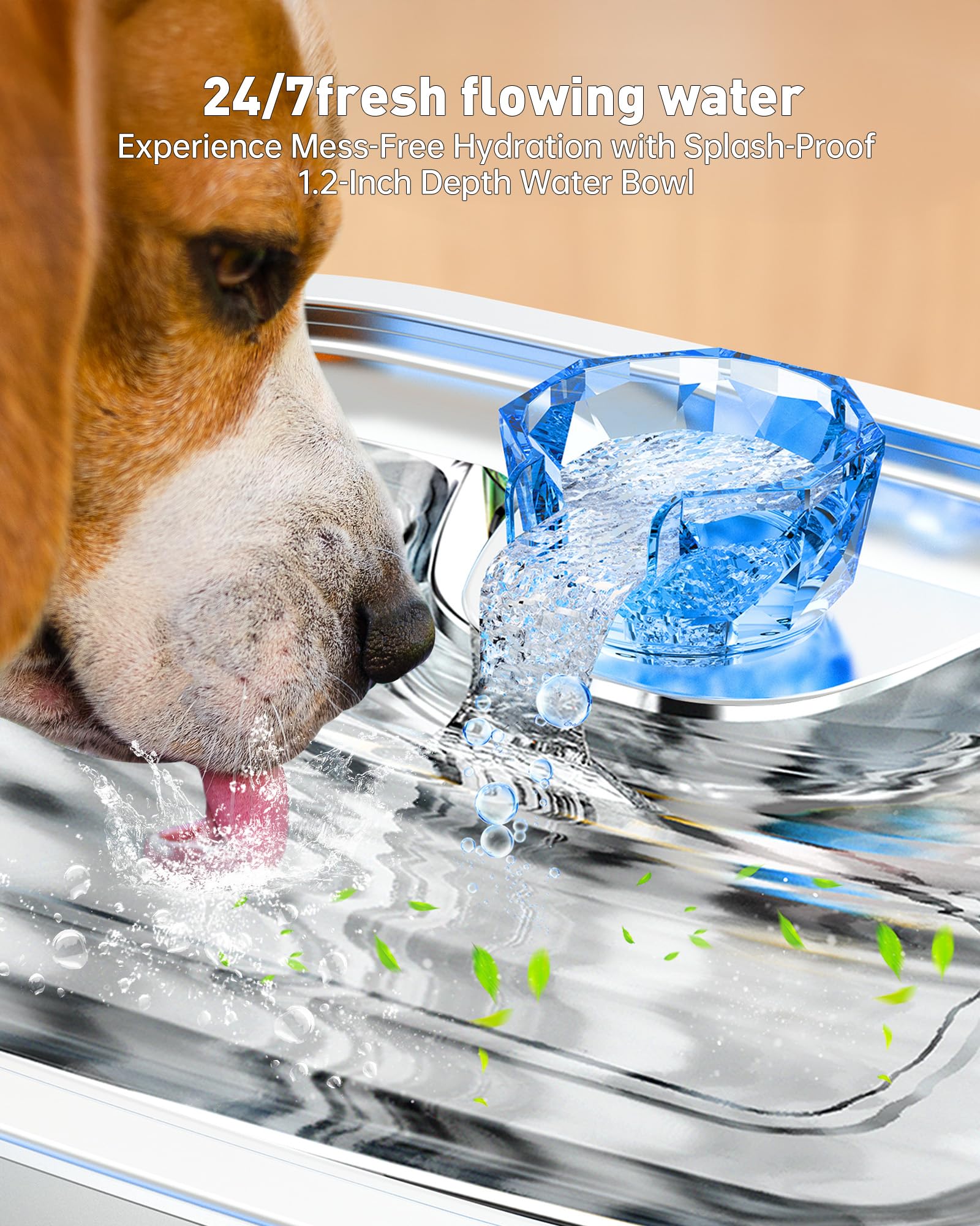 PETDOTT cats drinking from fountain illustrates easy-access hydration.