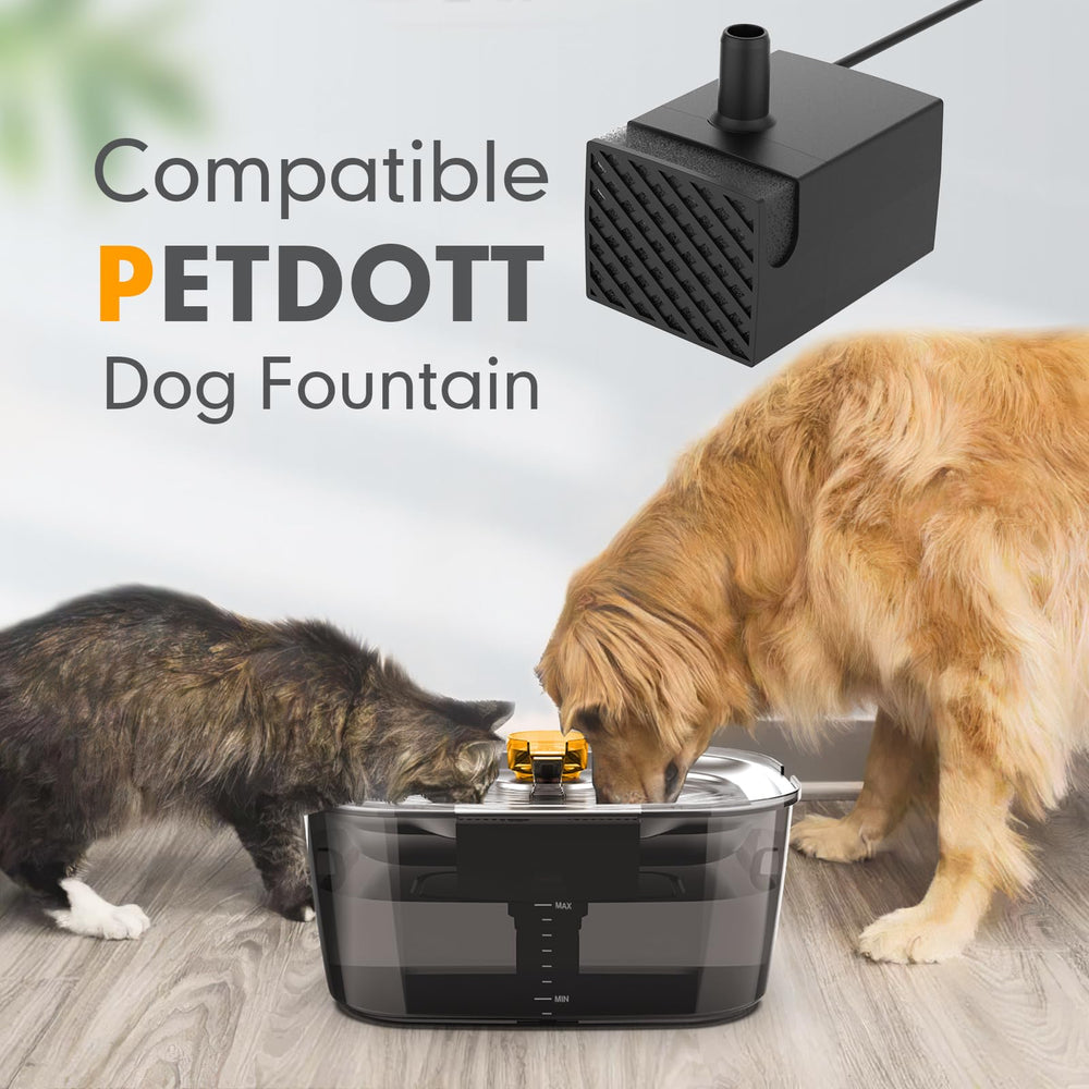PETDOTT quiet pump operation emphasizes near-silent performance