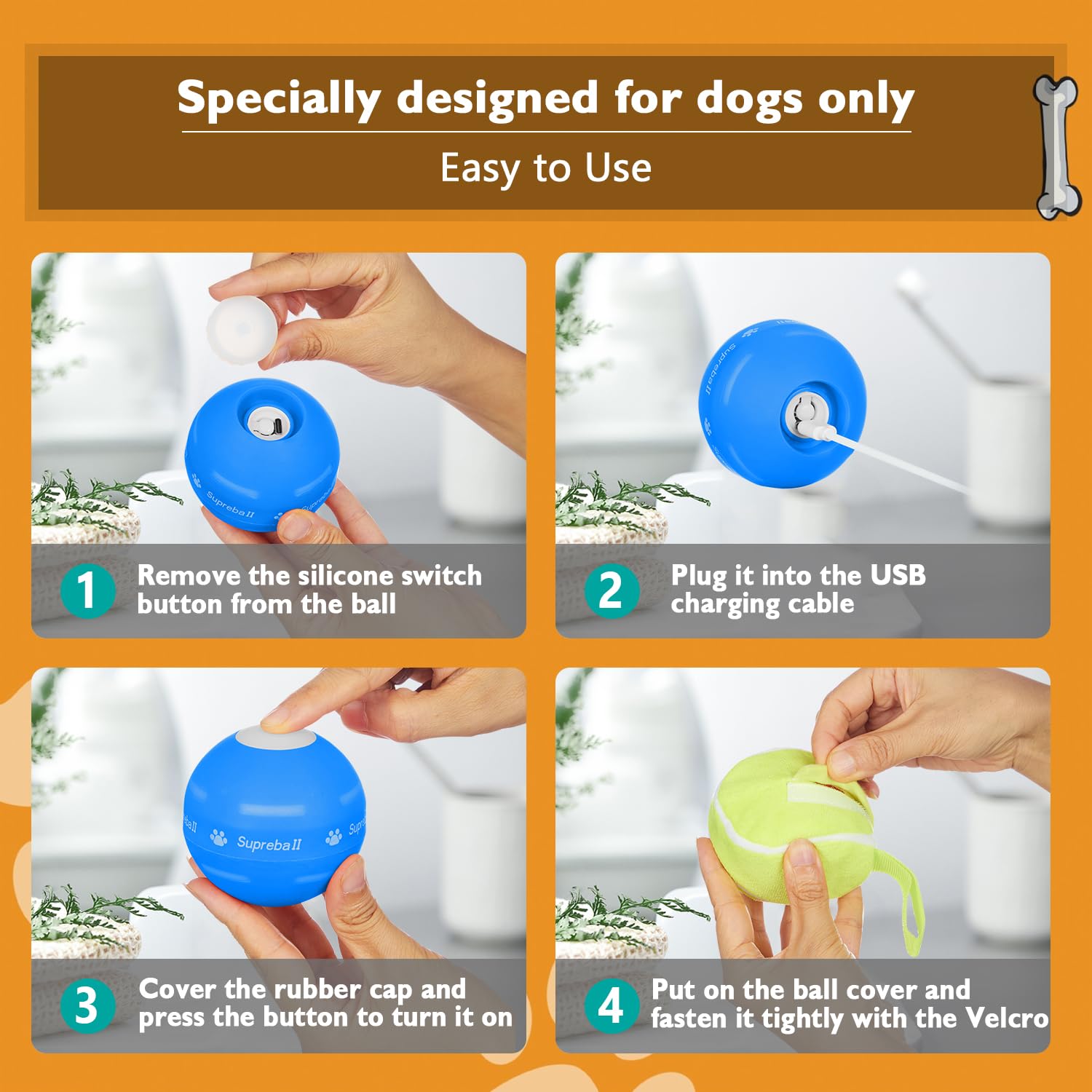 PetDroid durable polyamide material emphasizes safe, non-toxic construction