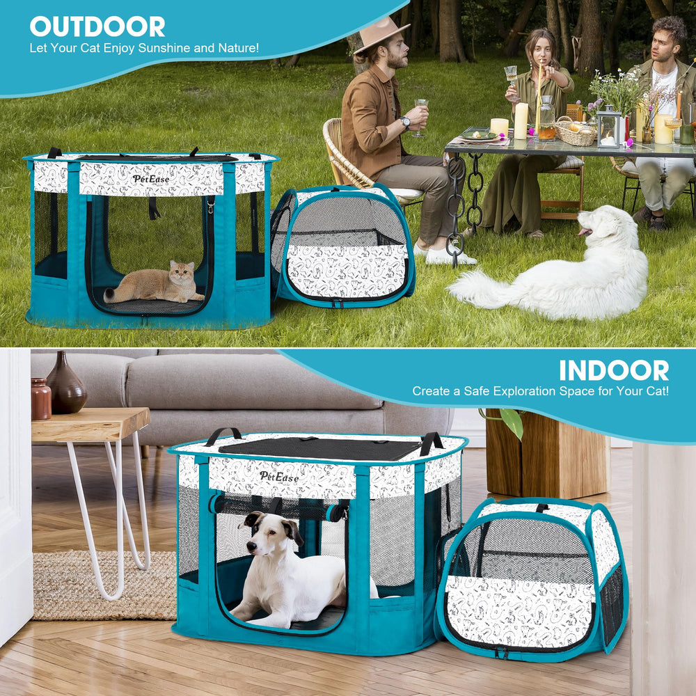 PetEase snack pockets and toy pockets add enrichment to playtime.