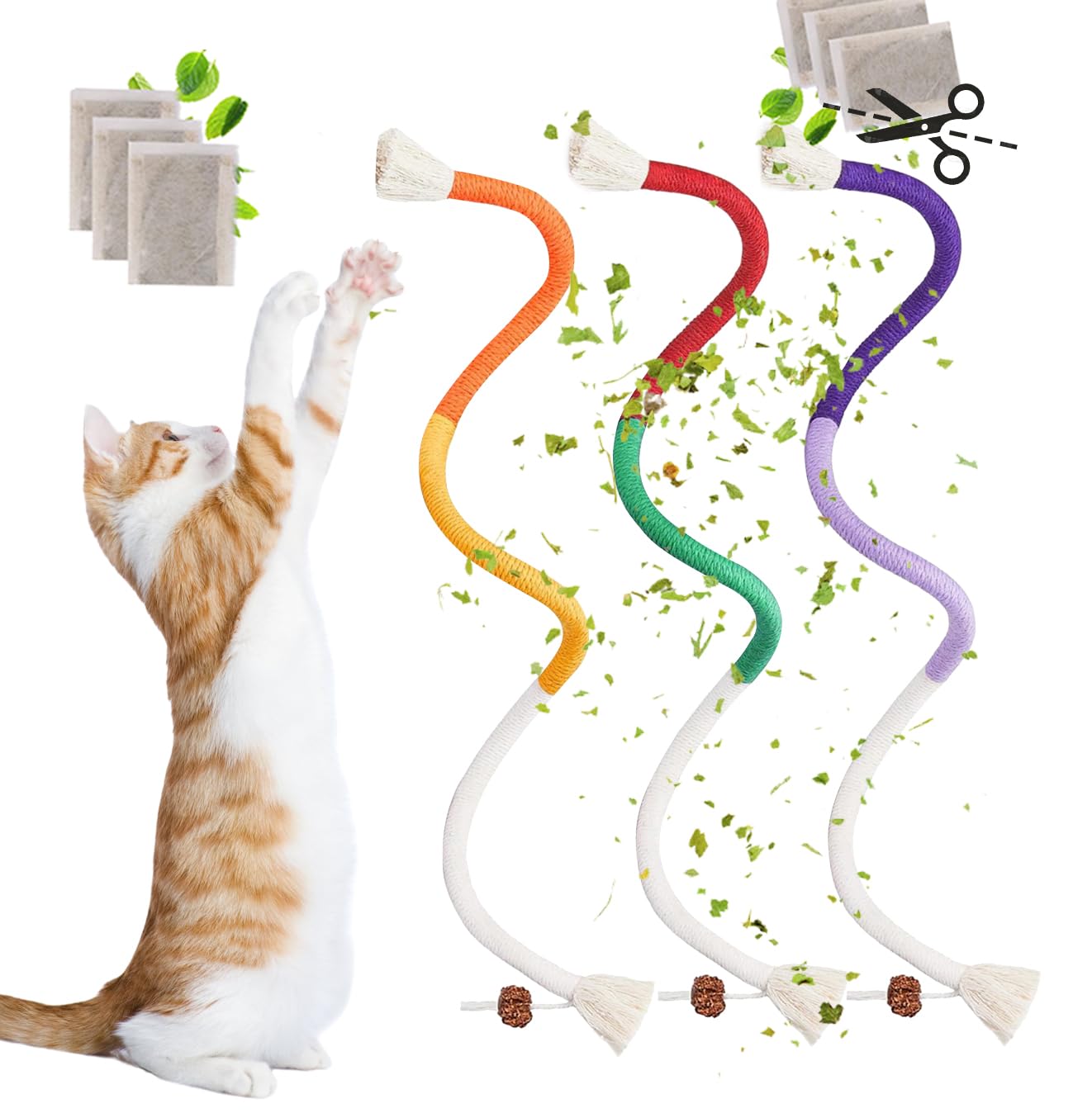 Petelligent Interactive Tease Toy demonstrates durable cotton rope for long-lasting play.