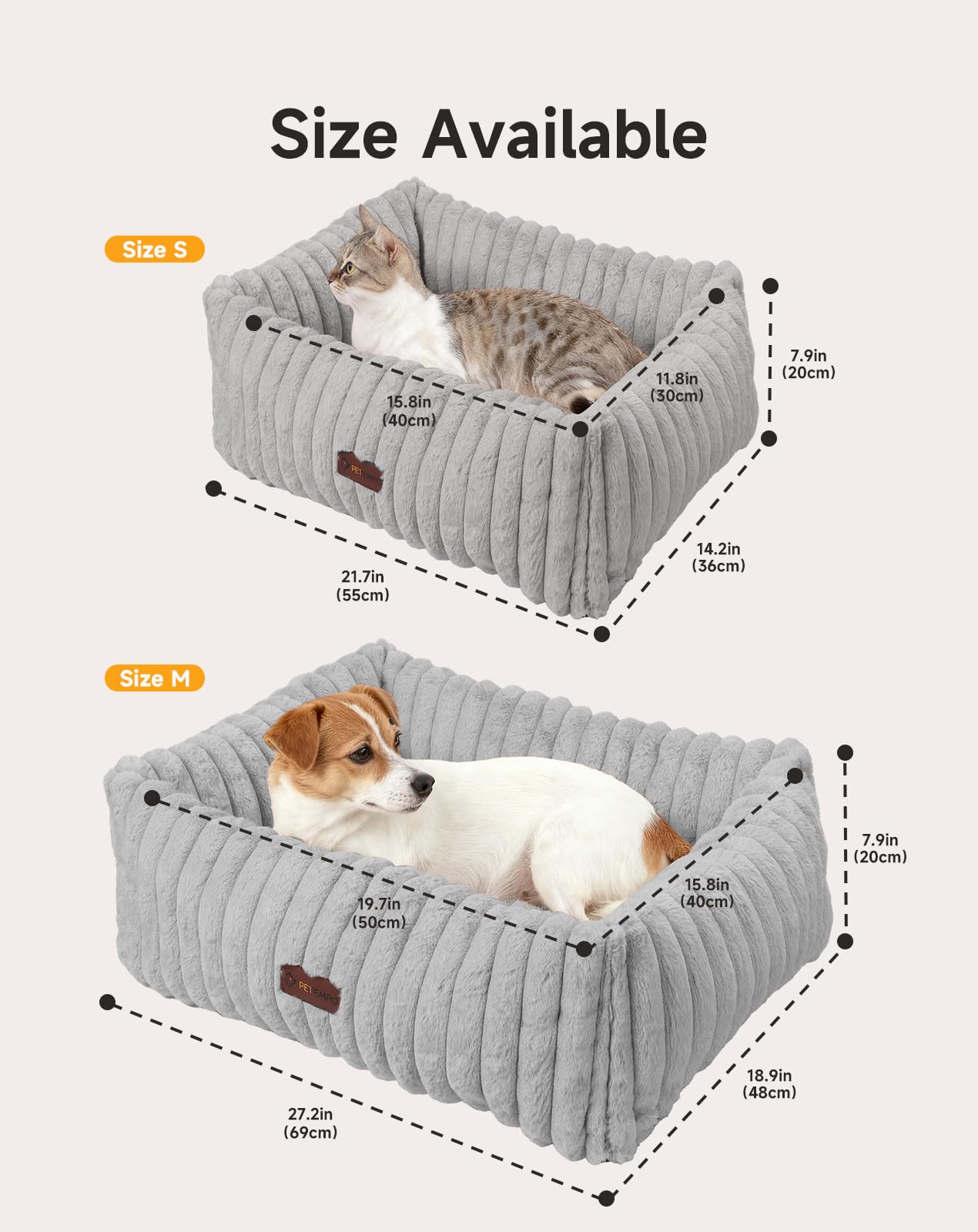 PETEMPO washing-friendly design facilitates quick cleanup of fur and odors