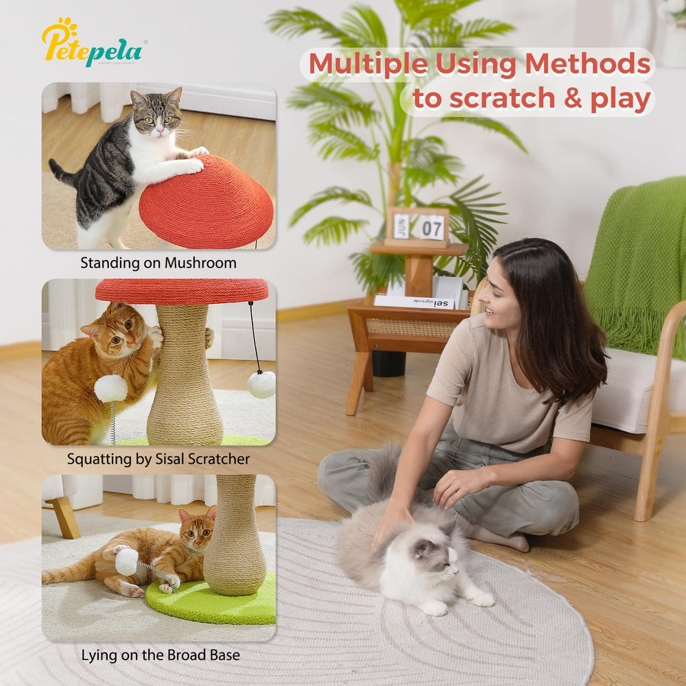 PETEPELA-indoor-cat-use: ideal for indoor cats to stretch, scratch, and stay active.