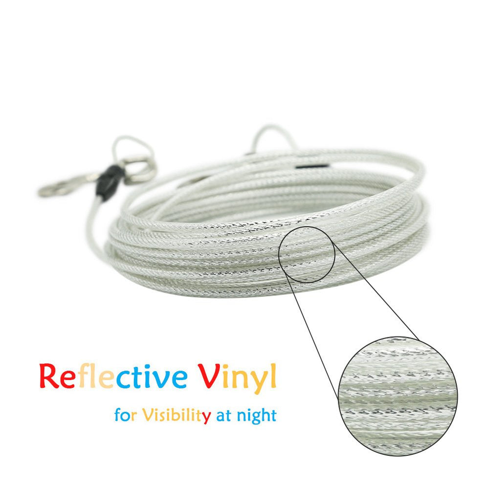 Petest durable snaps on both ends resist rust for reliable outdoor use.