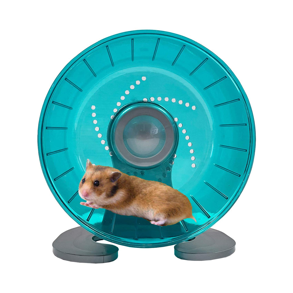 Petest hamster wheel silent-spin demonstrates quiet running for peaceful nights.