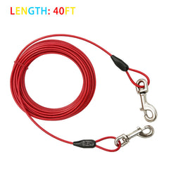 Petest tie-out cable with steel core delivers superior strength for rugged outdoor use