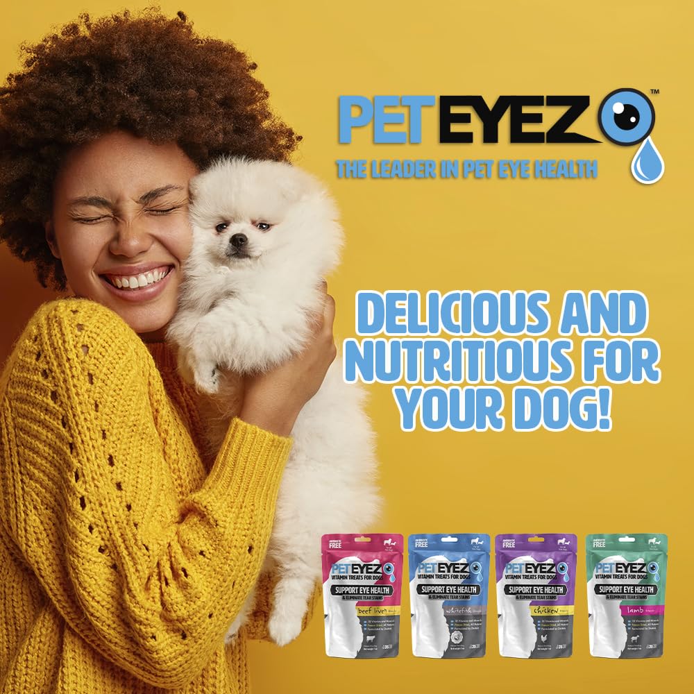 PetEyez uso diario recomendado para apoyo ocular general.