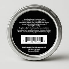 PetEyez styptic powder helps stop nail-trim bleeding for dogs and cats safely