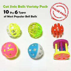 PETFAVORITES cat jingle ball with bell for chase and interactive fun