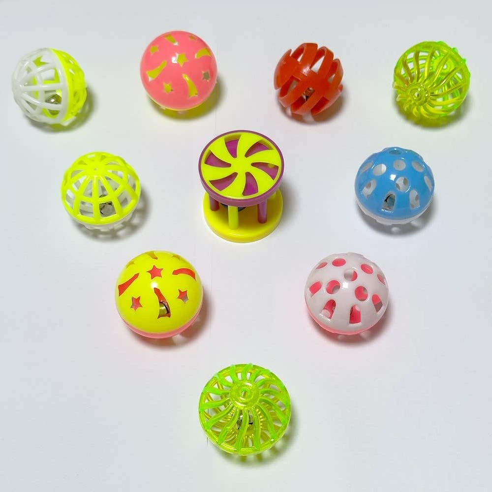PETFAVORITES cat jingle balls ideal for indoor play sessions