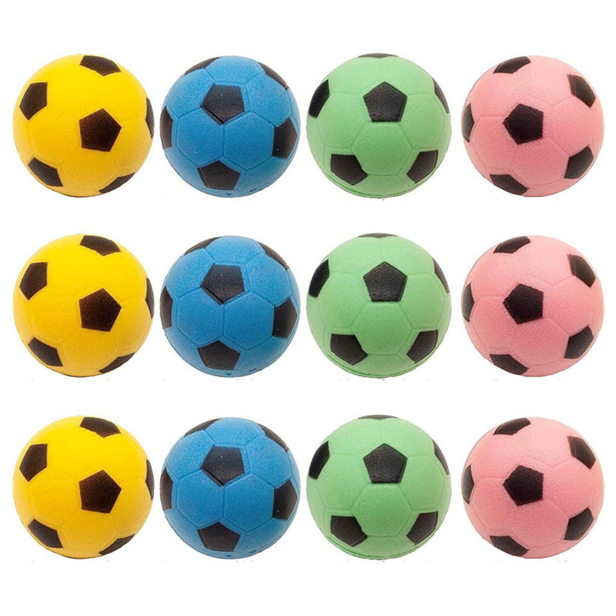 PETFAVORITES foam soccer balls pack—indoor cat play with soft, safe batting options
