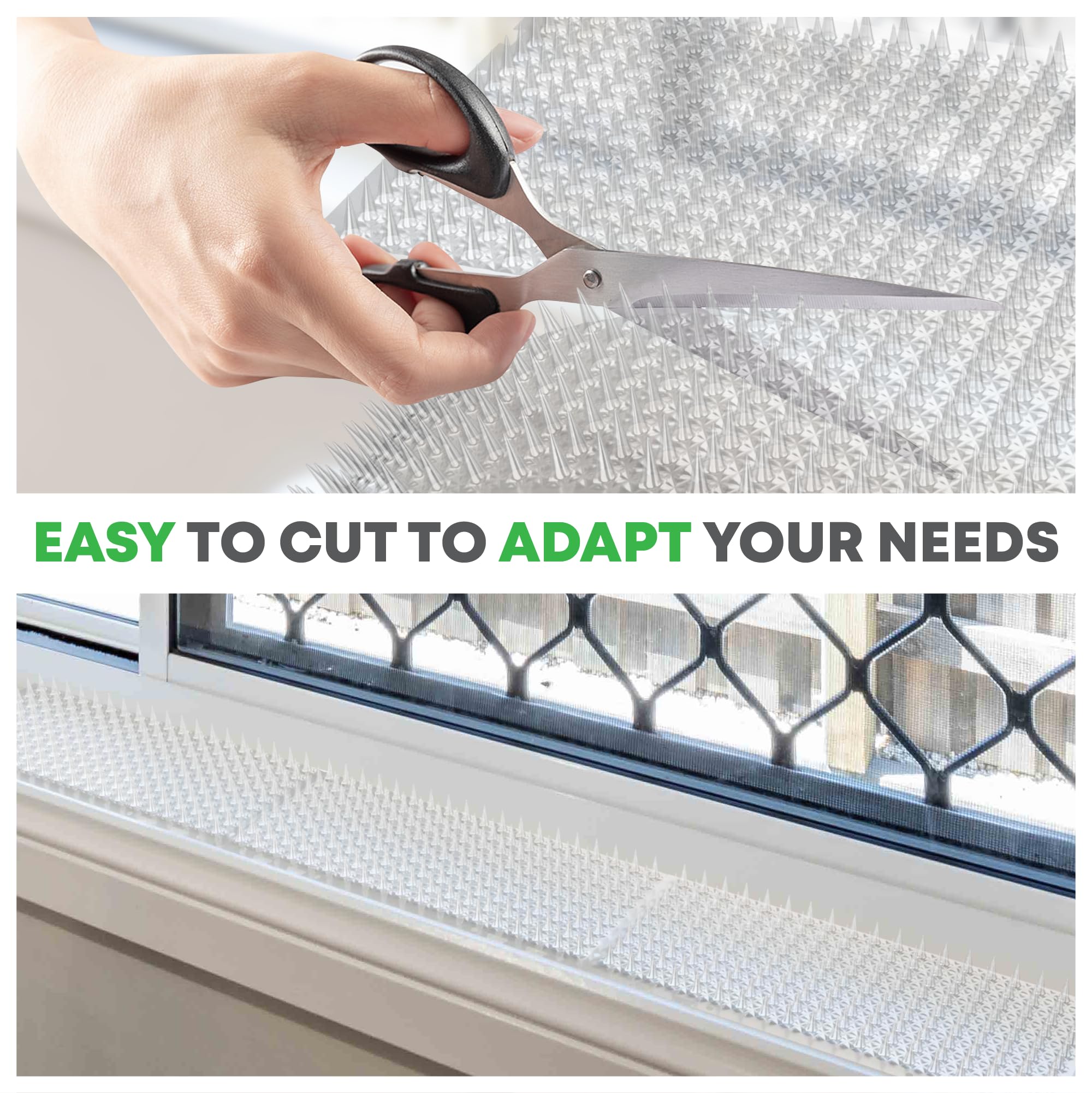 Petfolio cat deterrent mat spikes on counter keeps surfaces cat-free.