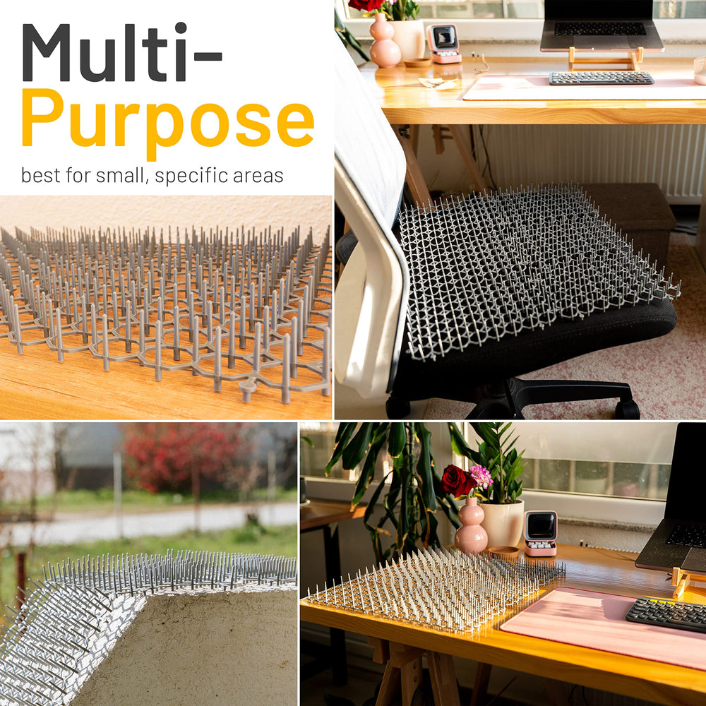 Petfolio scat mat covers about 6.3 square feet.