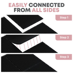 Petfolio mat edges connected demonstrates scalable coverage for larger areas