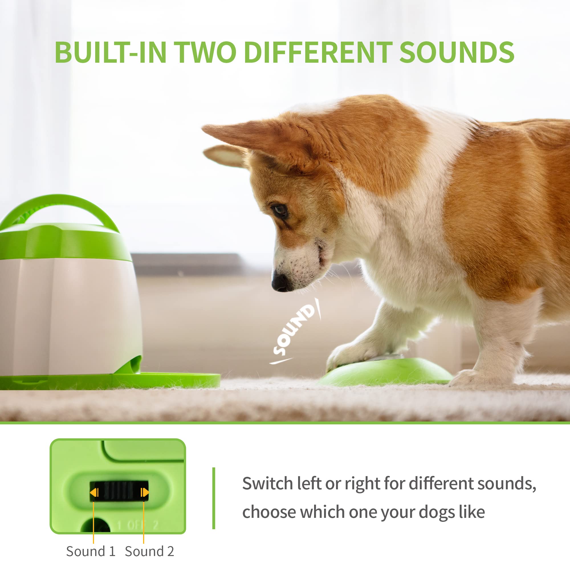 PETGEEK two sound effects feature enhances interactive toy for engagement