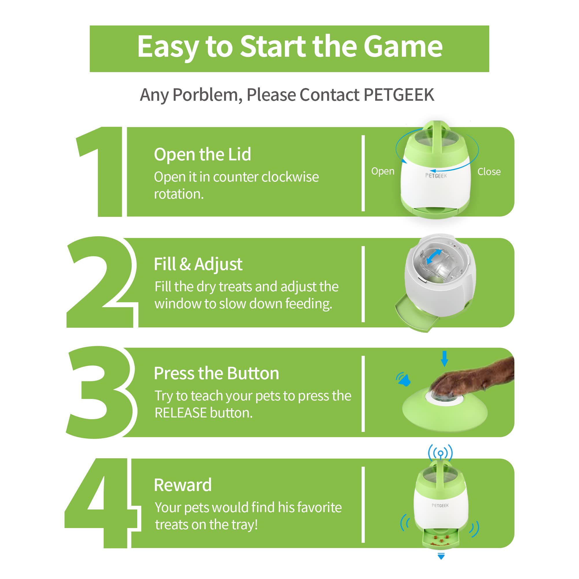 PETGEEK interactive puzzle toy in use highlights mental stimulation during playtime.