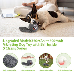 PETGEEK upgraded-moving-ball-dog-toy delivers dynamic action and stimulating exercise.