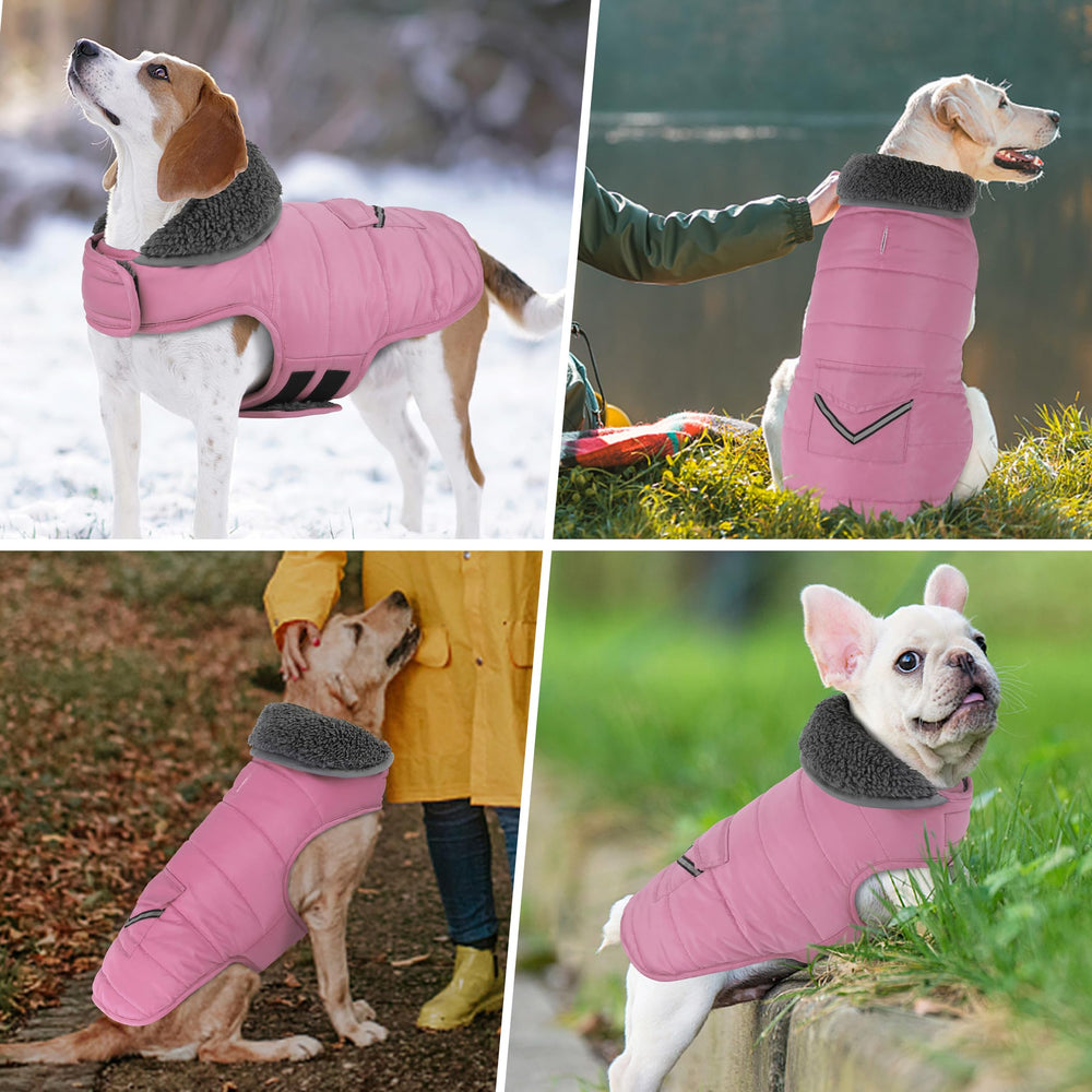 Petglad dog coat adjustable strap ensures a snug fit.