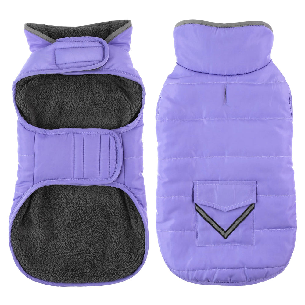 Petglad dog coat waterproof fabric keeps dogs dry during snowy walks