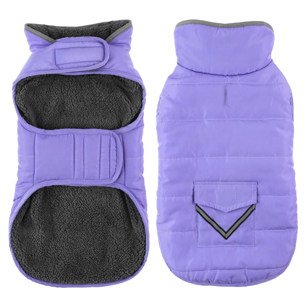 Petglad dog coat waterproof material helps your dog stay dry on walks.