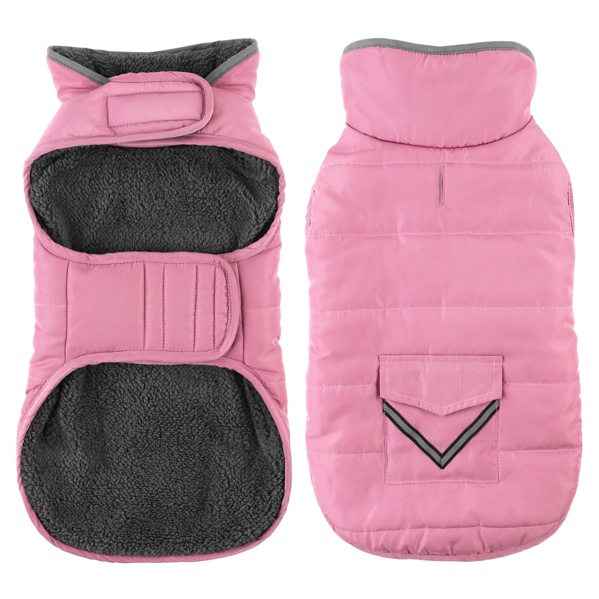 Petglad dog coat waterproof winter jacket keeps your pup dry on snowy strolls.