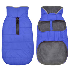 Petglad dog winter coat with fleece lining warms during chilly walks