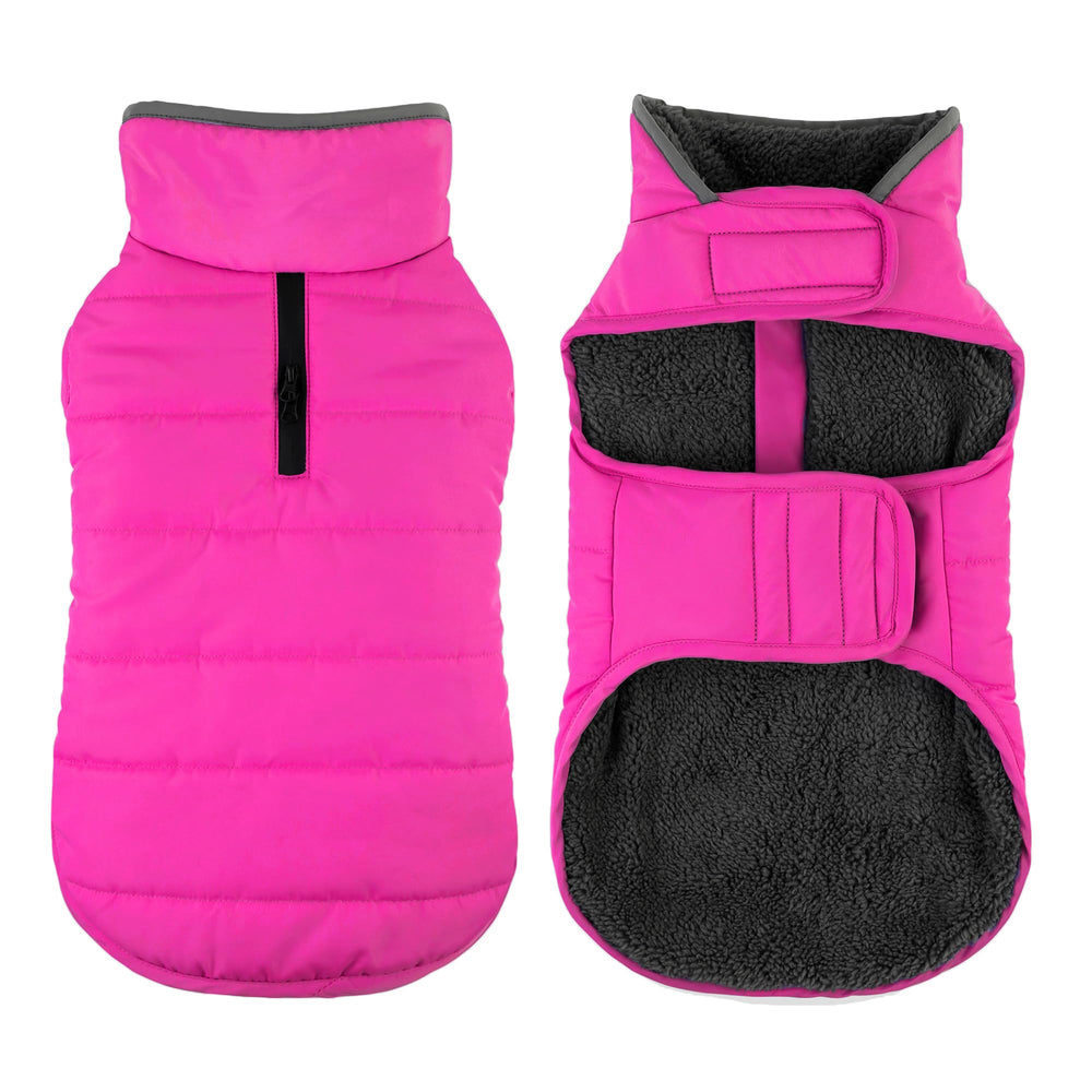 Petglad dog winter coat water-resistant fabric for snowy days and wind protection.