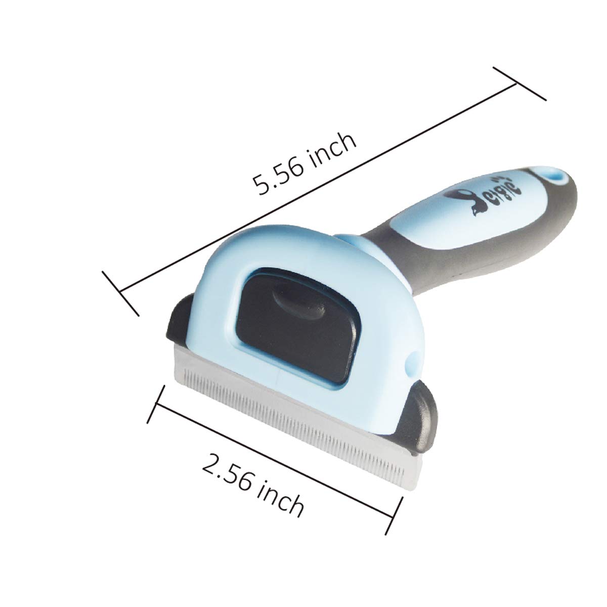 Petgle cat brush 2.5-inch size ideal for small pets, offering thorough grooming.