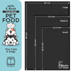 PETHAPPILY waterproof dog food mat protects floors from spills and crumbs