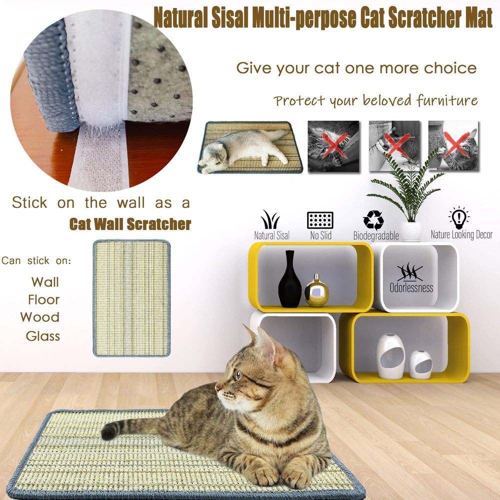 Pethave cat scratching pad easy-clean surface shown for quick maintenance