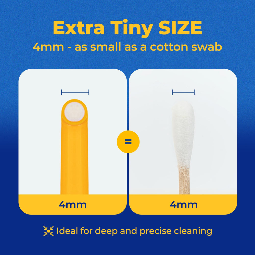 PETHROOM angled curved design reaches deep-between-teeth areas.