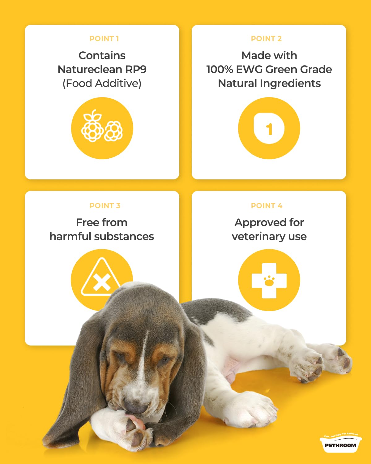 PETHROOM roll-on applicator delivering quick, mess-free application