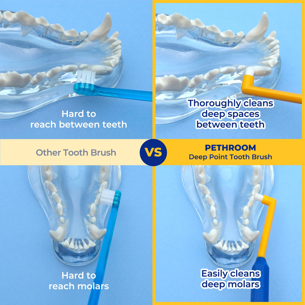 PETHROOM secure 8g hexagon handle provides steady brushing control.