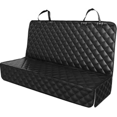 PETICON dog car seat cover back-seat setup shows full-coverage protection.