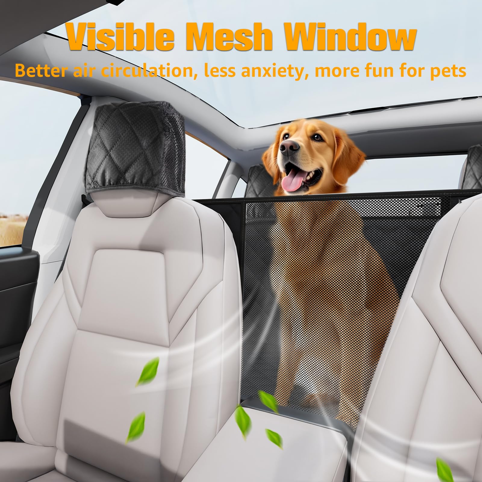 PETICON door protector for Tesla Model 3 guards interior against paws and spills.