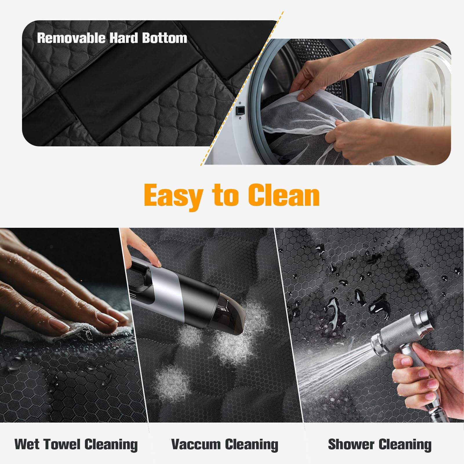 PETICON easy-clean-protects-car-interior after trips with damp cloth or vacuum.